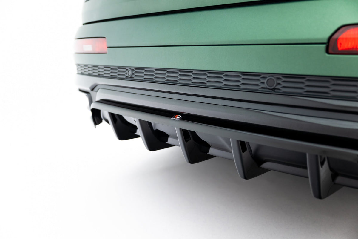 Bakre Splitter (With Vertical Bars) för Audi Q7 S-Line Mk2 Facelift