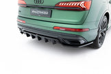 Bakre Splitter (With Vertical Bars) för Audi Q7 S-Line Mk2 Facelift