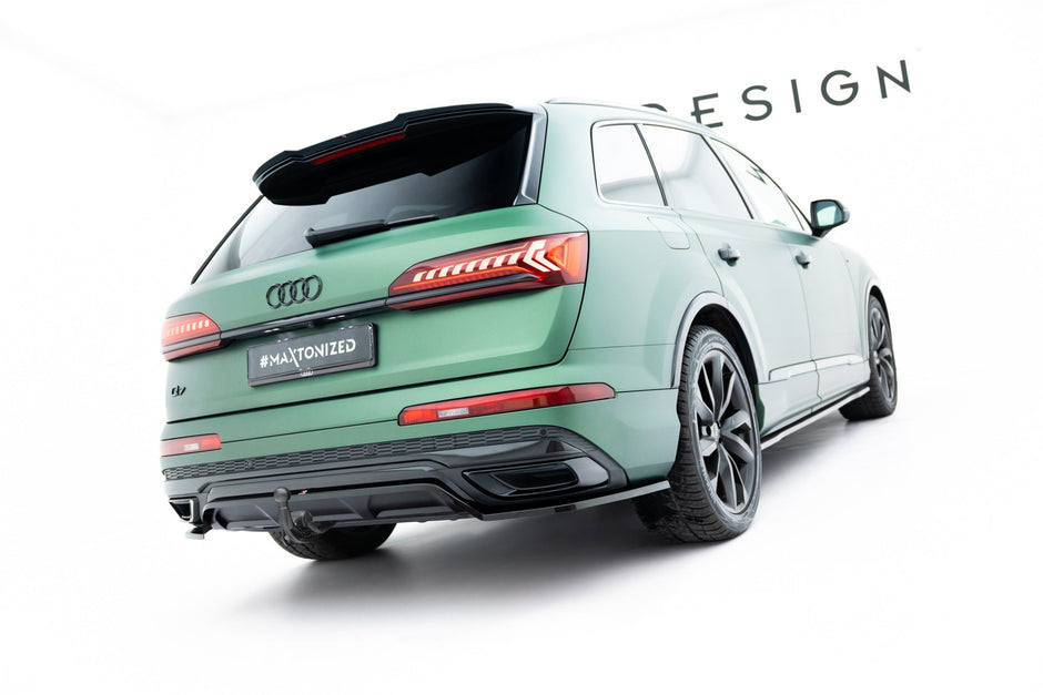 Bakre Splitter (With Vertical Bars) för Audi Q7 S-Line Mk2 Facelift