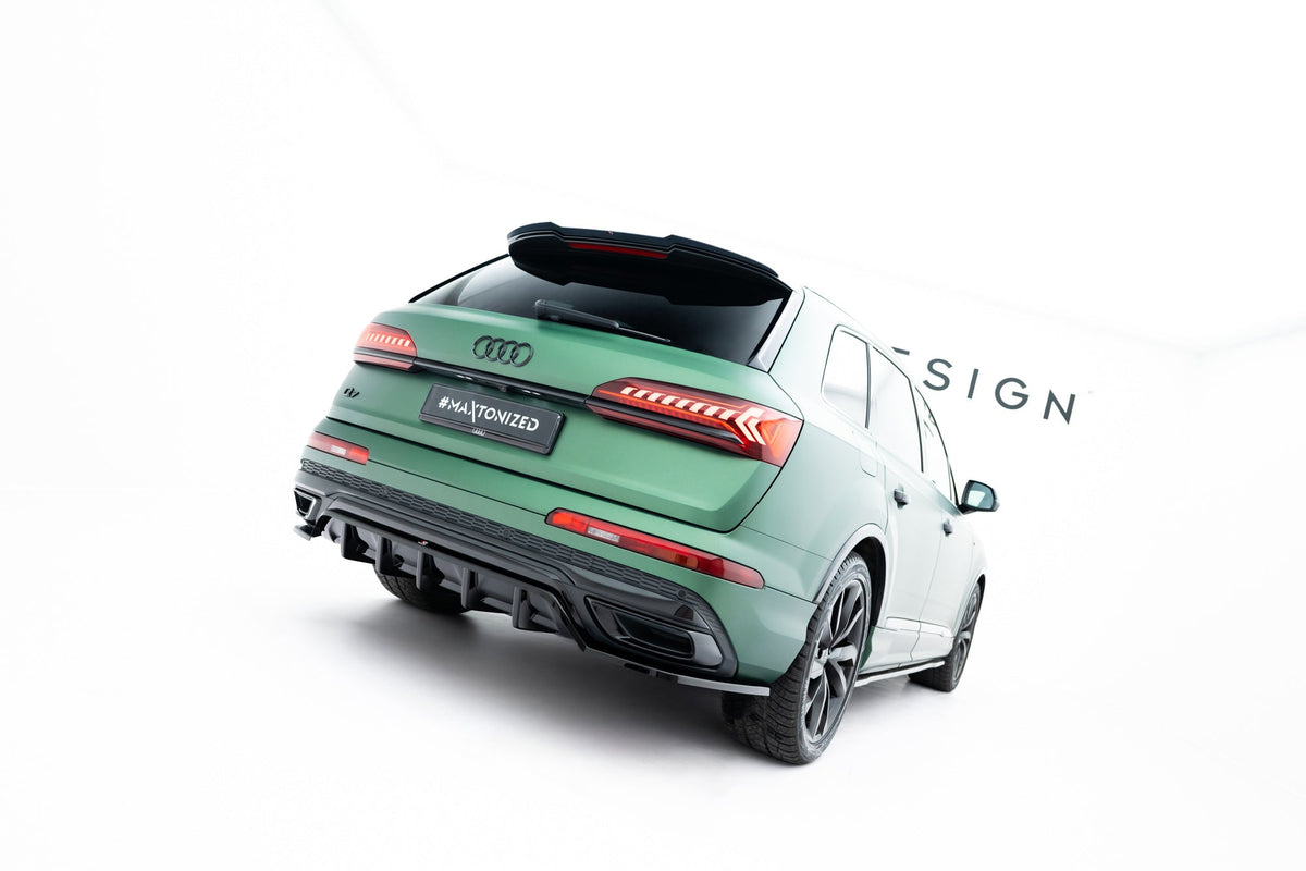 Bakre Splitter (With Vertical Bars) för Audi Q7 S-Line Mk2 Facelift