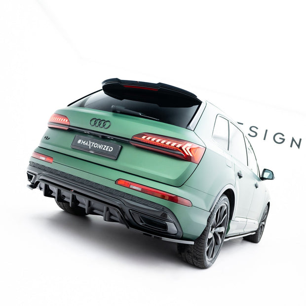 Bakre Splitter (With Vertical Bars) för Audi Q7 S-Line Mk2 Facelift