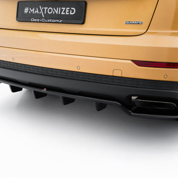 Bakre Splitter (With Vertical Bars) för Audi Q8 Mk1 Facelift