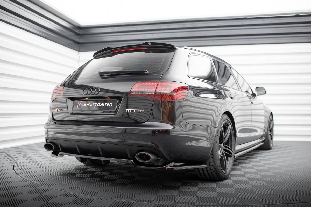 Bakre Splitter (With Vertical Bars) för Audi RS6 Avant C6