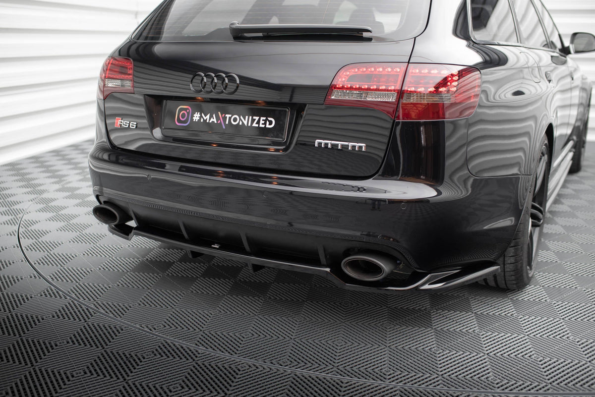 Bakre Splitter (With Vertical Bars) för Audi RS6 Avant C6