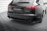 Bakre Splitter (With Vertical Bars) för Audi RS6 Avant C6