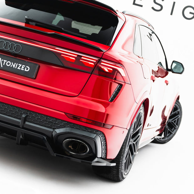 Bakre Splitter (With Vertical Bars) för Audi RSQ8 Mk1 Facelift