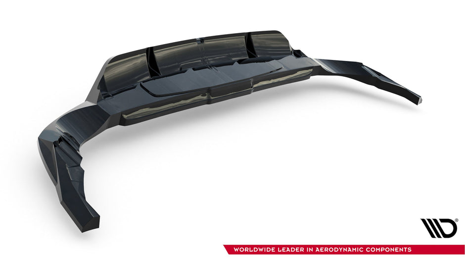 Bakre Splitter (With Vertical Bars) för Audi RSQ8 Mk1 Facelift