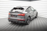 Bakre Splitter (With Vertical Bars) för Audi SQ5 / Q5 S-Line Sportback Mk2 Facelift