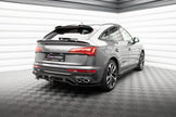 Bakre Splitter (With Vertical Bars) för Audi SQ5 / Q5 S-Line Sportback Mk2 Facelift