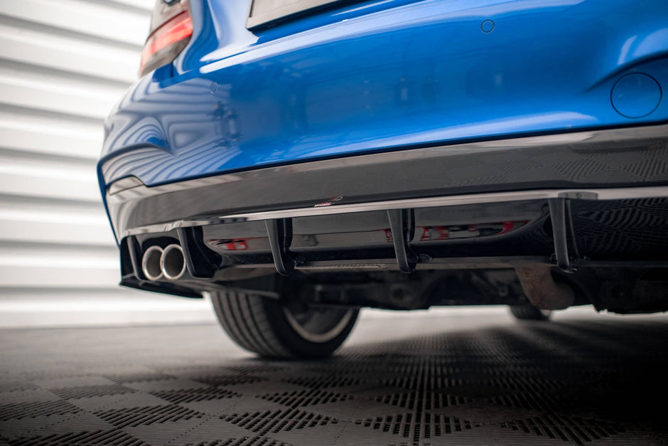 Bakre Splitter (With Vertical Bars) för BMW 2 M-Pack F22