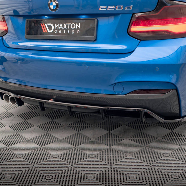 Bakre Splitter (With Vertical Bars) för BMW 2 M-Pack F22