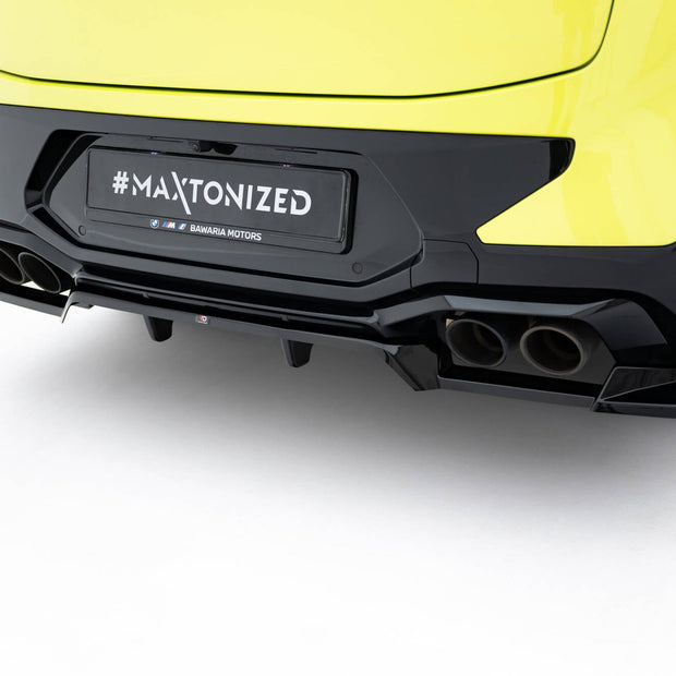 Bakre Splitter (With Vertical Bars) för BMW X4M F98 Facelift