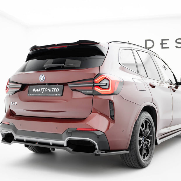 Bakre Splitter (With Vertical Bars) för BMW iX3 M-Pack G08 Facelift