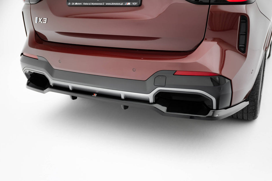 Bakre Splitter (With Vertical Bars) för BMW iX3 M-Pack G08 Facelift