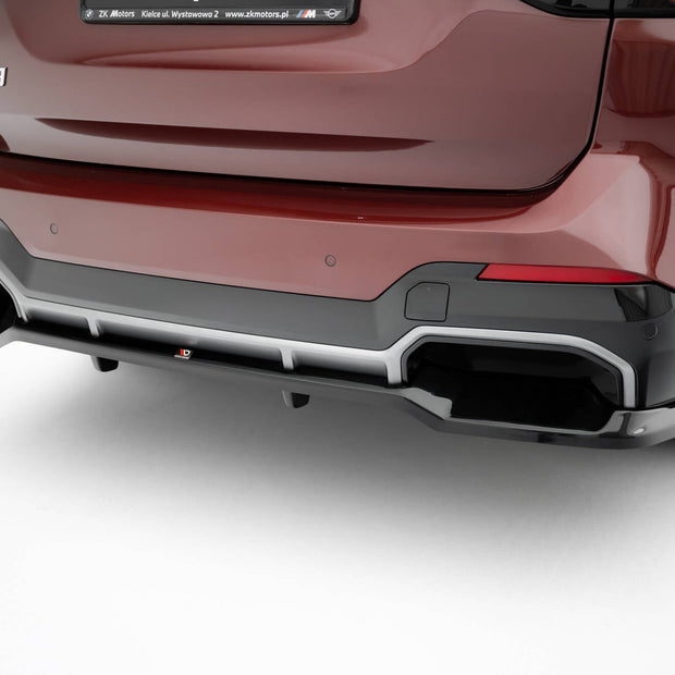 Bakre Splitter (With Vertical Bars) för BMW iX3 M-Pack G08 Facelift