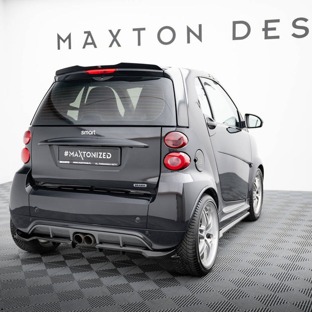 Bakre Splitter (With Vertical Bars) för Brabus Smart Fortwo C451 Facelift
