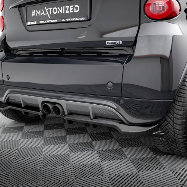 Bakre Splitter (With Vertical Bars) för Brabus Smart Fortwo C451 Facelift