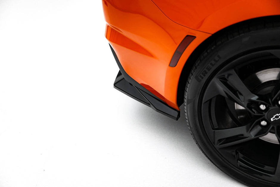 Bakre Splitter (With Vertical Bars) för Chevrolet Camaro SS Mk6 Facelift