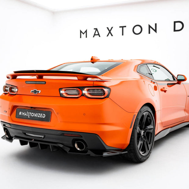 Bakre Splitter (With Vertical Bars) för Chevrolet Camaro SS Mk6 Facelift