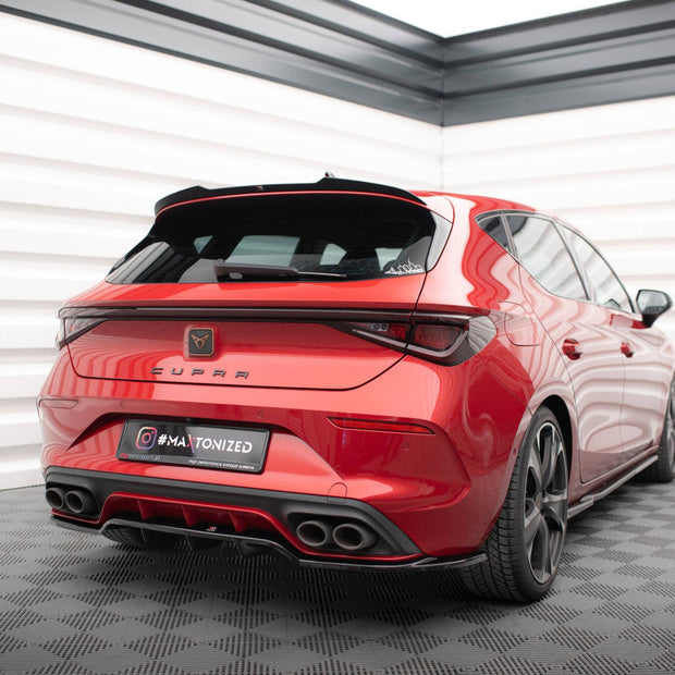 Bakre Splitter (With Vertical Bars) för Cupra Leon Hatchback Mk1