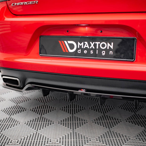 Bakre Splitter (With Vertical Bars) för Dodge Charger RT Mk7 Facelift