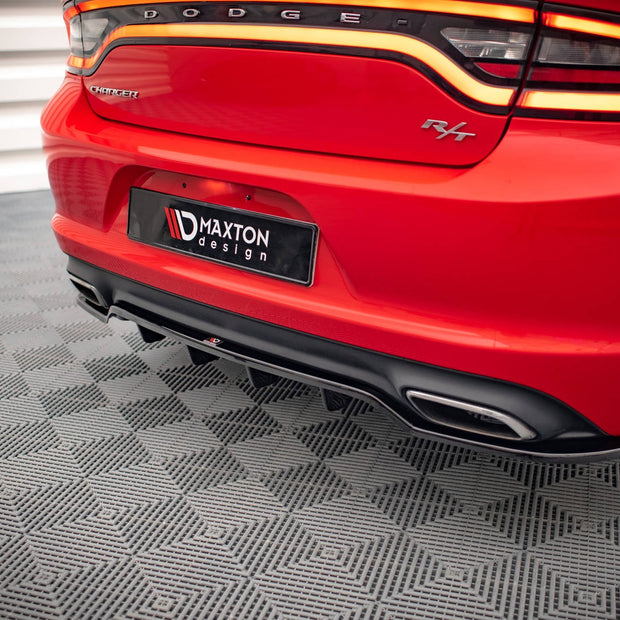 Bakre Splitter (With Vertical Bars) för Dodge Charger RT Mk7 Facelift