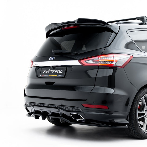 Bakre Splitter (With Vertical Bars) för Ford S-Max ST-Line Mk2 Facelift