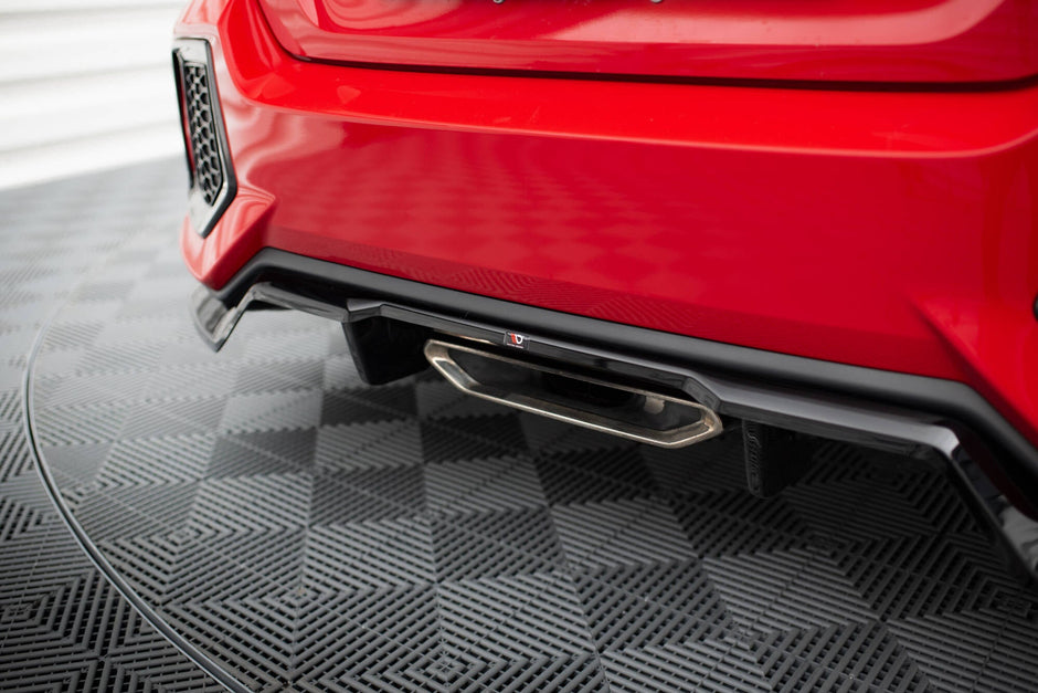 Bakre Splitter (With Vertical Bars) för Honda Civic SI Mk10