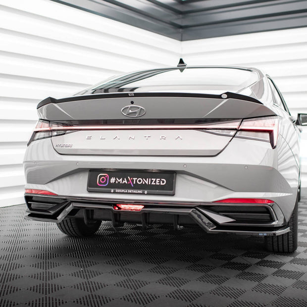 Bakre Splitter (With Vertical Bars) för Hyundai Elantra Mk7