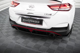 Bakre Splitter (With Vertical Bars) för Hyundai I30 N Mk3 Fastback