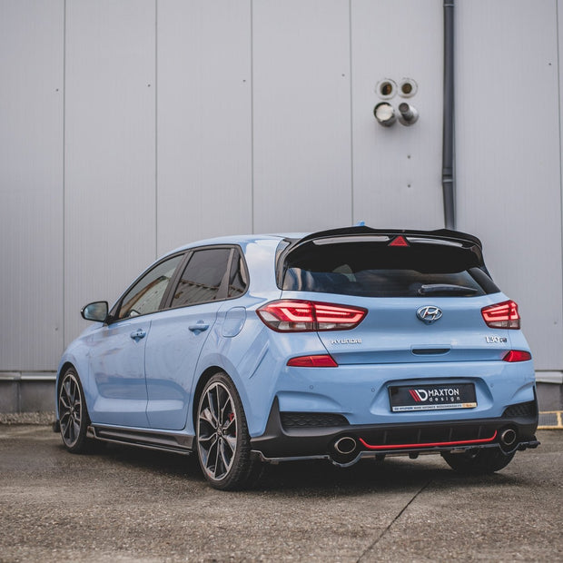 Bakre Splitter (With Vertical Bars) för Hyundai I30 N Mk3 Hatchback
