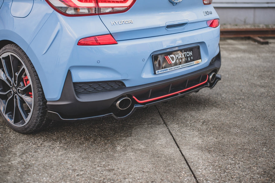 Bakre Splitter (With Vertical Bars) för Hyundai I30 N Mk3 Hatchback