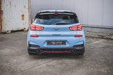 Bakre Splitter (With Vertical Bars) för Hyundai I30 N Mk3 Hatchback