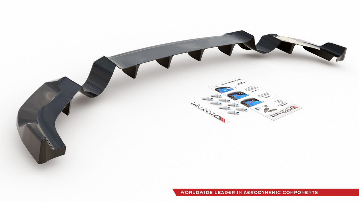 Bakre Splitter (With Vertical Bars) för Hyundai I30 N Mk3 Hatchback