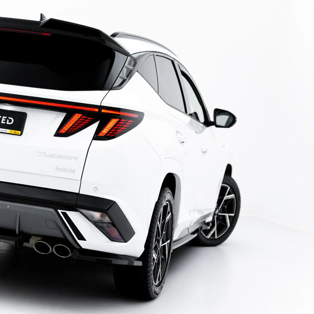 Bakre Splitter (With Vertical Bars) för Hyundai Tucson N-Line Mk4 Facelift