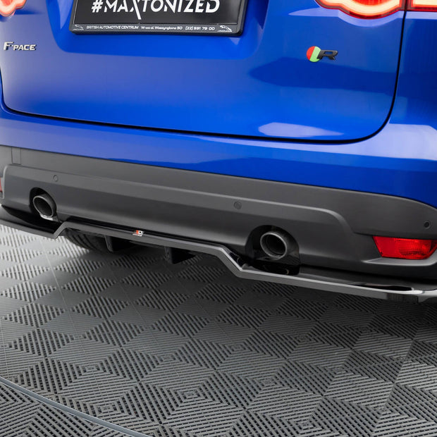 Bakre Splitter (With Vertical Bars) för Jaguar F-Pace R-Sport Mk1