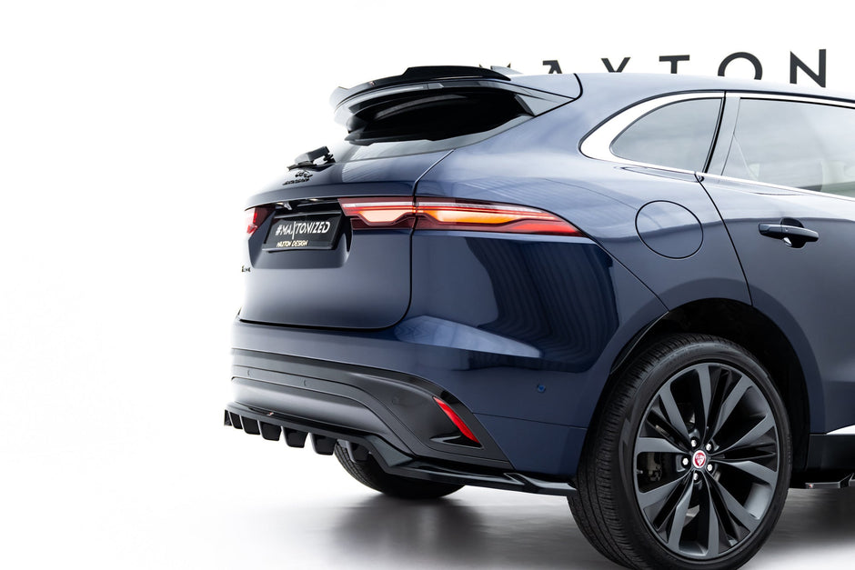 Bakre Splitter (With Vertical Bars) för Jaguar F-Pace R-Sport Mk1 Facelift