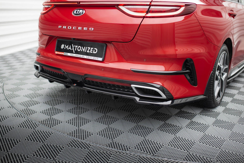 Bakre Splitter (With Vertical Bars) för Kia ProCeed GT-Line Mk1