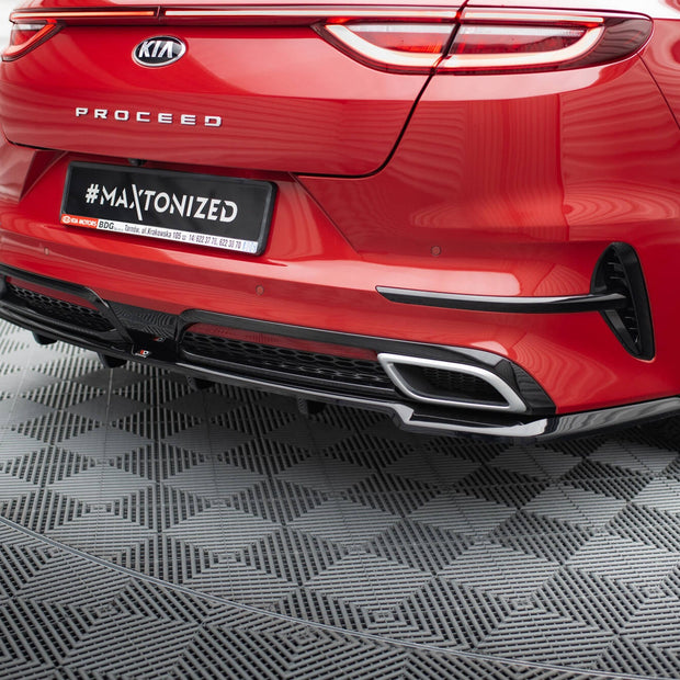 Bakre Splitter (With Vertical Bars) för Kia ProCeed GT-Line Mk1