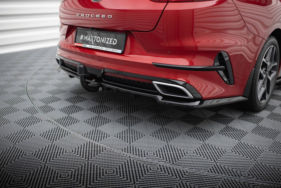 Bakre Splitter (With Vertical Bars) för Kia ProCeed GT-Line Mk1