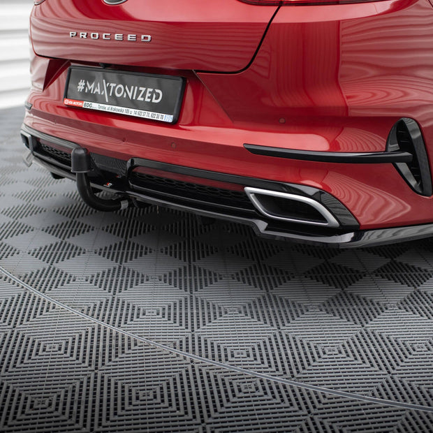 Bakre Splitter (With Vertical Bars) för Kia ProCeed GT-Line Mk1