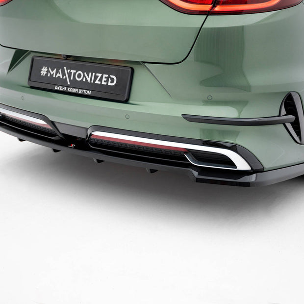 Bakre Splitter (With Vertical Bars) för Kia Proceed GT-Line Mk1 Facelift