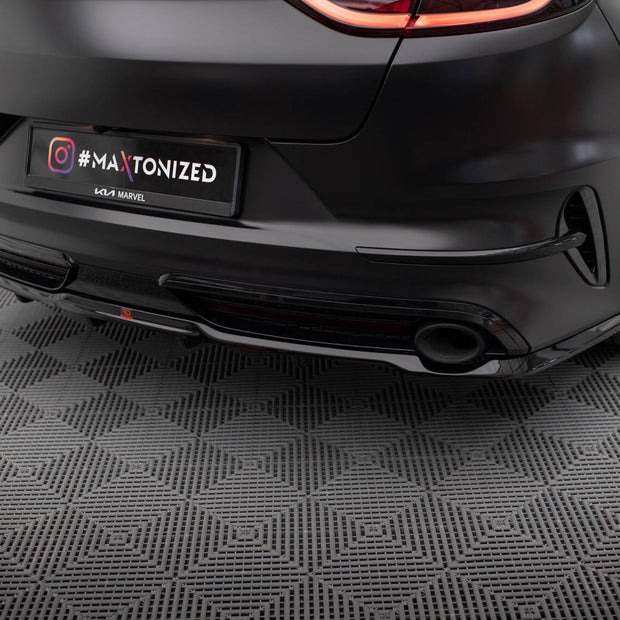 Bakre Splitter (With Vertical Bars) för Kia Proceed GT Mk1 Facelift
