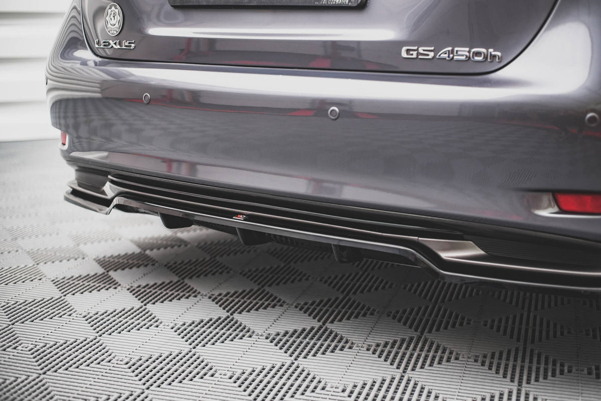 Bakre Splitter (With Vertical Bars) för Lexus GS F Sport Hybrid Mk4 (L10)