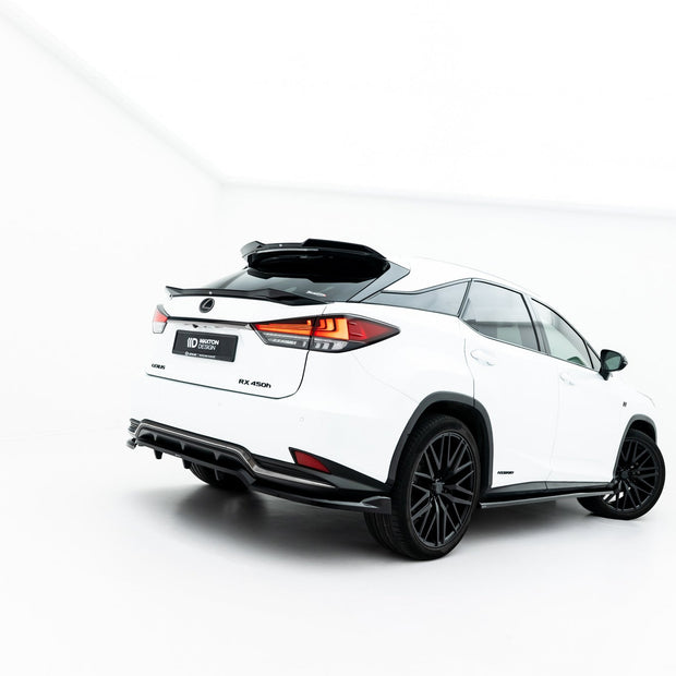 Bakre Splitter (With Vertical Bars) för Lexus RX F-Sport Mk4 Facelift
