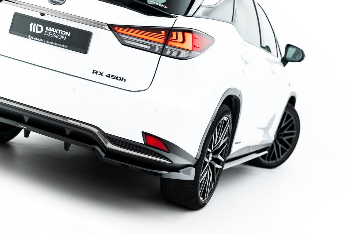 Bakre Splitter (With Vertical Bars) för Lexus RX F-Sport Mk4 Facelift