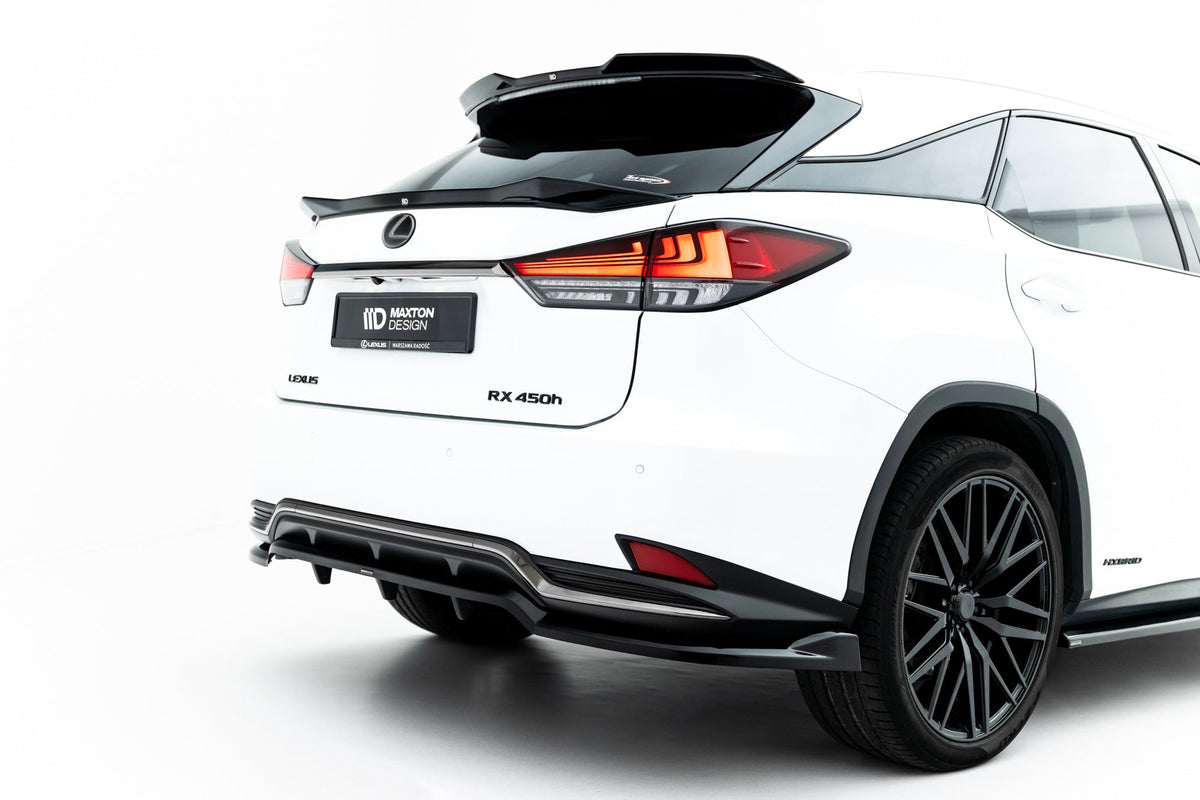 Bakre Splitter (With Vertical Bars) för Lexus RX F-Sport Mk4 Facelift