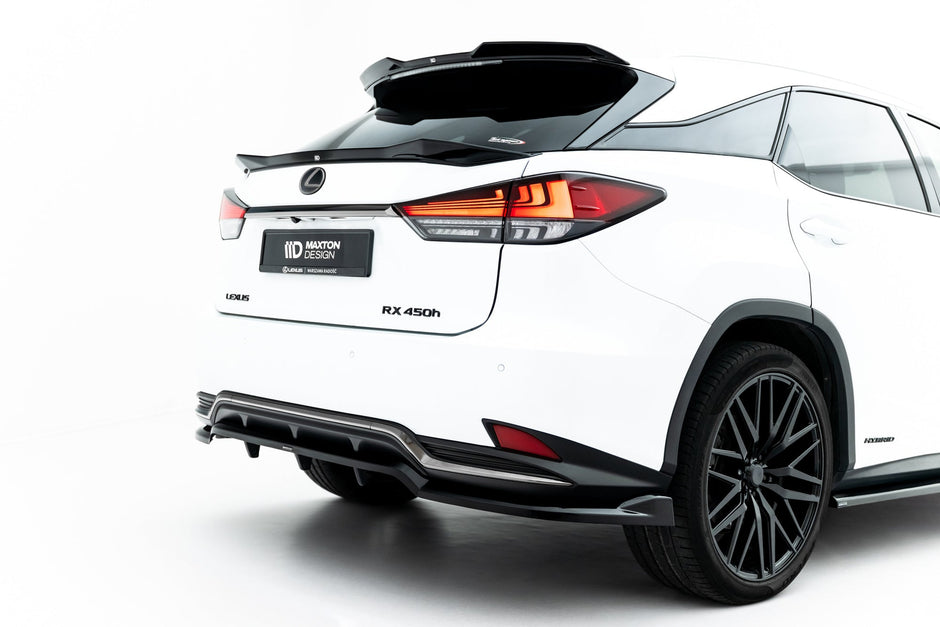 Bakre Splitter (With Vertical Bars) för Lexus RX F-Sport Mk4 Facelift