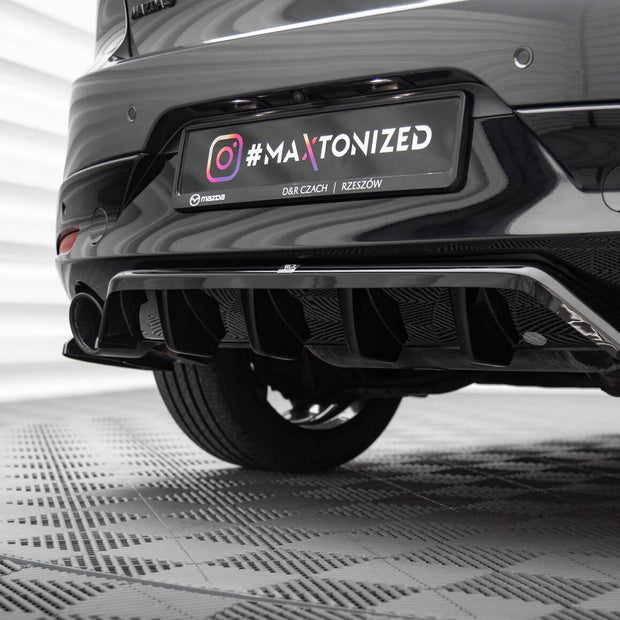 Bakre Splitter (With Vertical Bars) för Mazda 3 Mk4