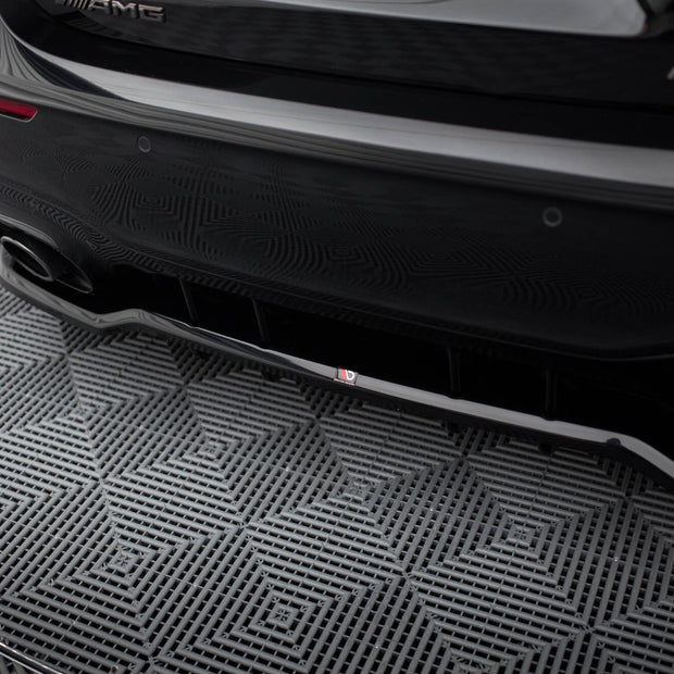 Bakre Splitter (With Vertical Bars) för Mercedes-AMG A35 Hatchback W177